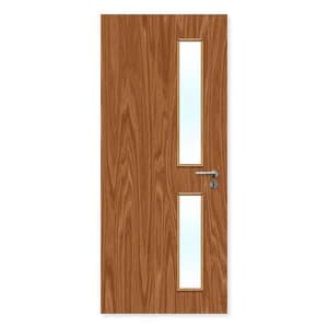 FDR 16G External Plywood Paint Grade Glazed FD30 Fire Door