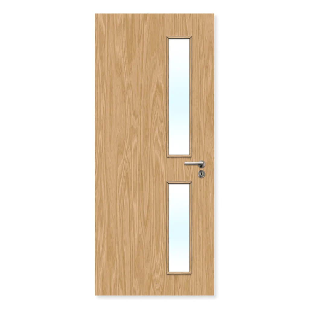FDR 16G Internal Plywood Paint Grade Glazed FD30 Fire Door