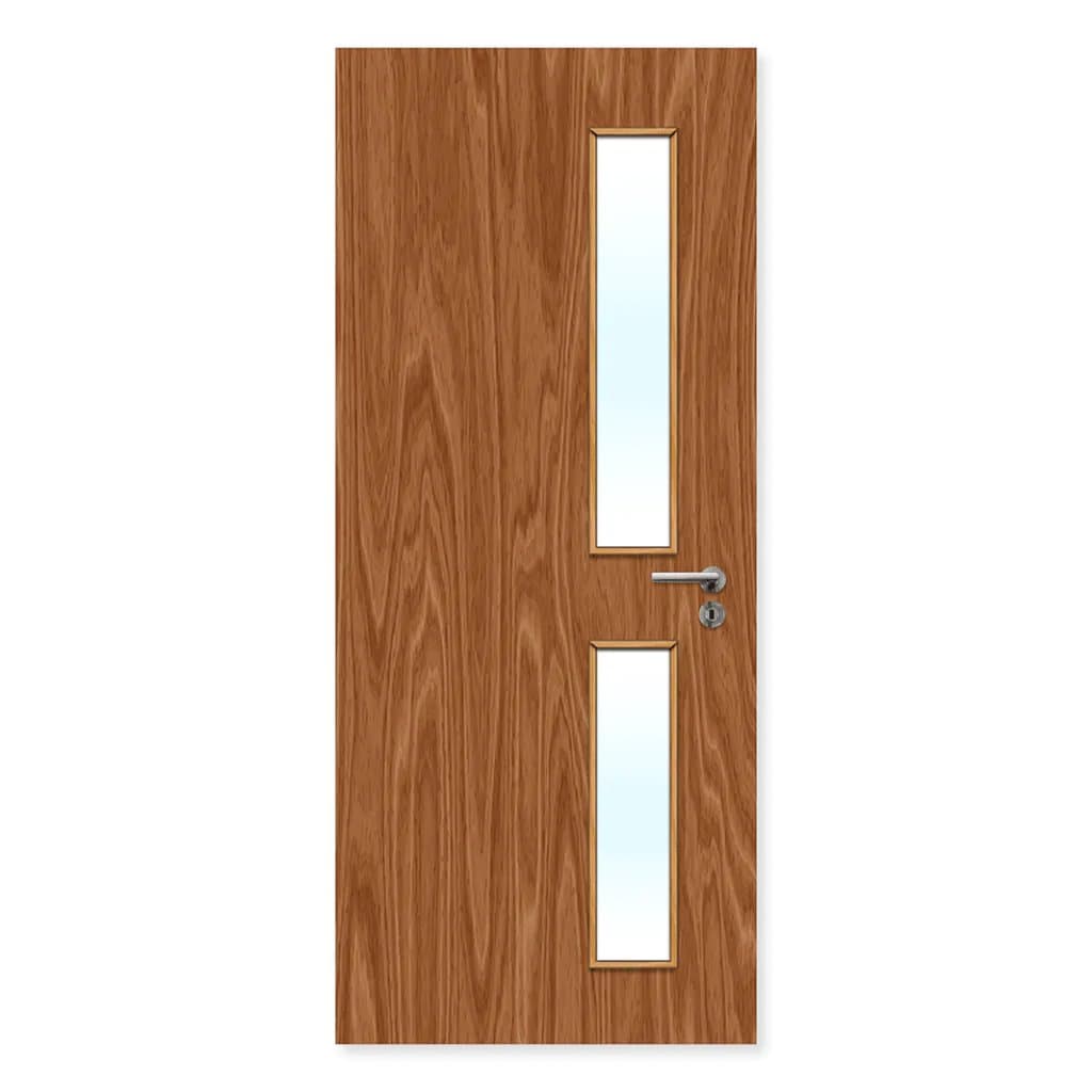 FDR 16G Internal Plywood Paint Grade Glazed FD30 Fire Door