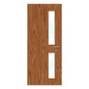FDR 16G Made To Measure External Plywood Paint Grade Glazed FD30 Fire Door thumbnail 1