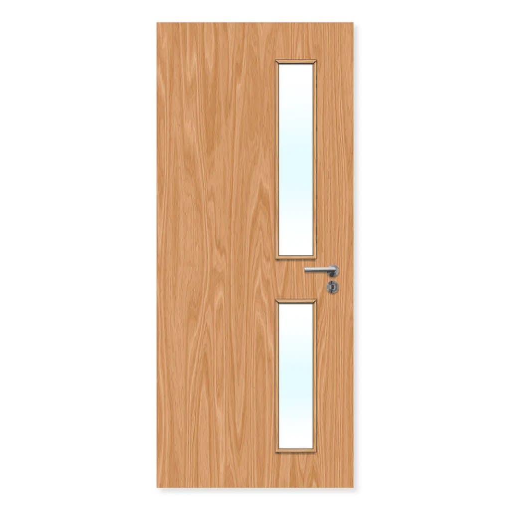 FDR 16G Made To Measure Internal Plywood Paint Grade Glazed FD60 Fire Door