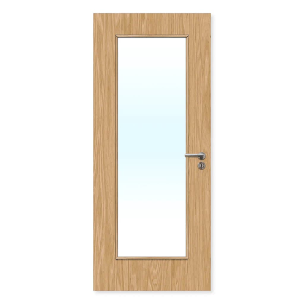 FDR 19G Internal Plywood Paint Grade Glazed FD60 Fire Door