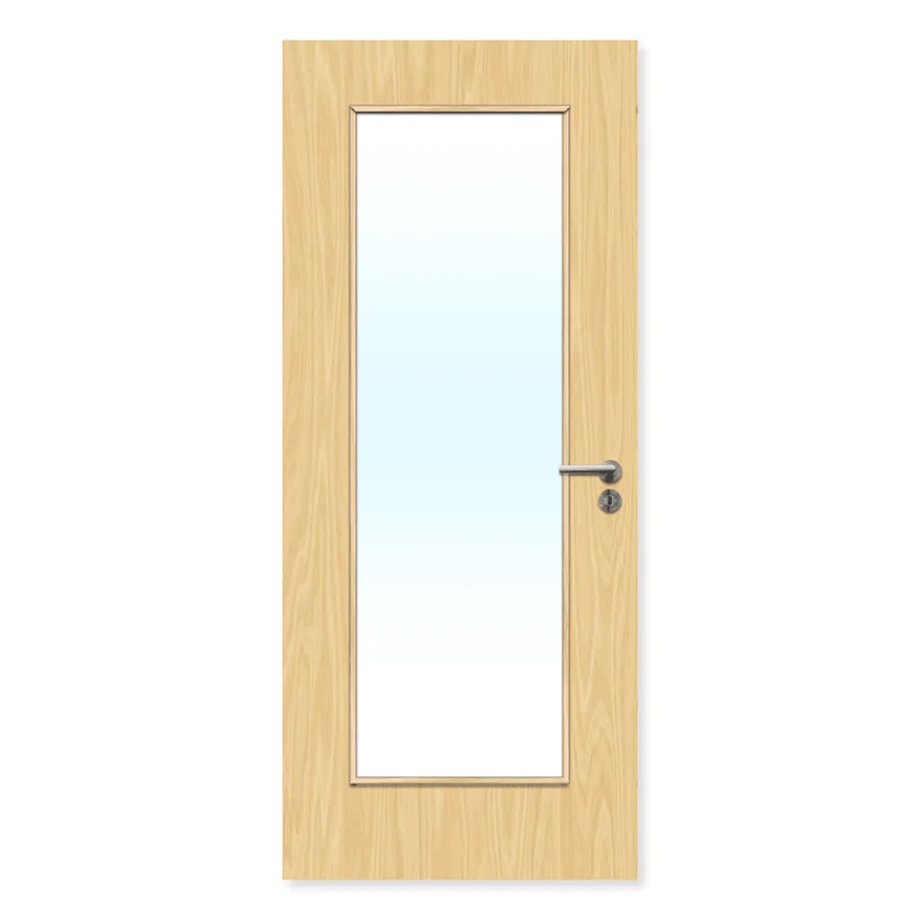 FDR 19G Made To Measure Internal Plywood Paint Grade Glazed FD60 Fire Door