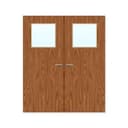 FDR 1G External Plywood Paint Grade Glazed Double FD30 Fire Doors thumbnail 1