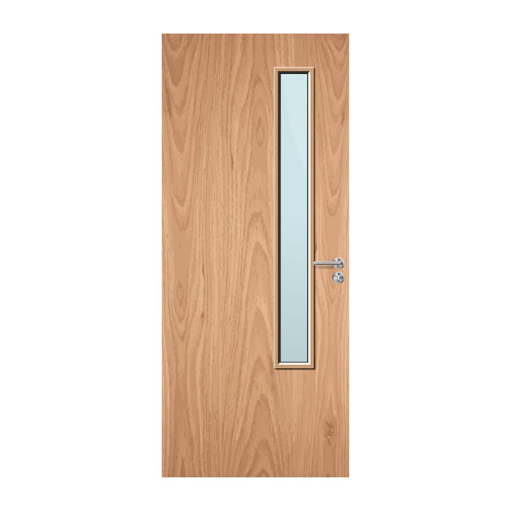 FDR 20G Made To Measure Internal Plywood Paint Grade Glazed FD30 Fire Door