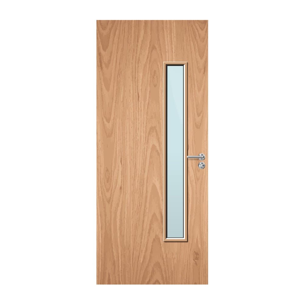 FDR 25G Made To Measure Internal Plywood Paint Grade Glazed FD30 Fire Door