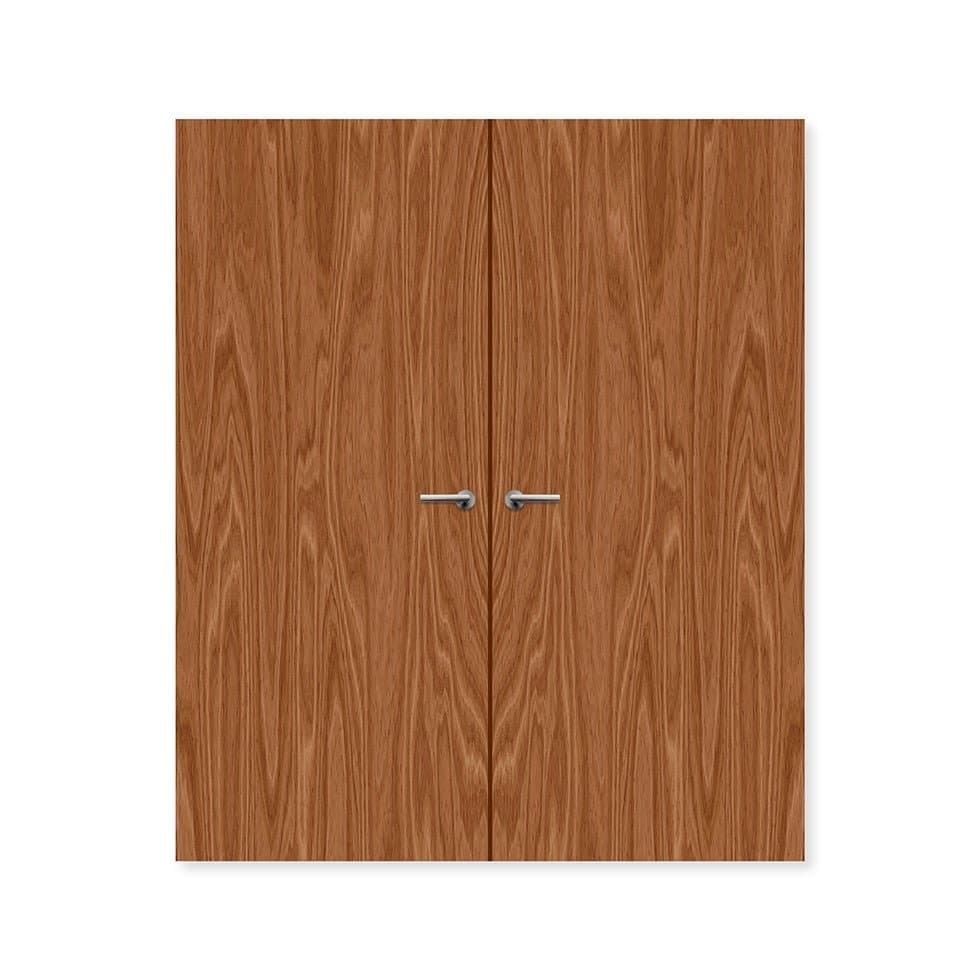 FDR Bespoke External Plywood Paint Grade Flush Double FD60 Fire Doors