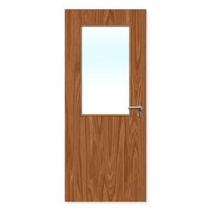 FDR 8G External Plywood Paint Grade Glazed FD60 Fire Door